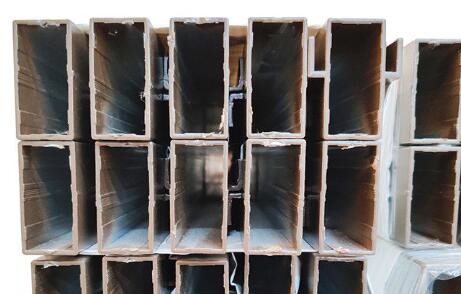 Square Aluminium Door Frame Extrusions , Aluminium Box Section Profiles