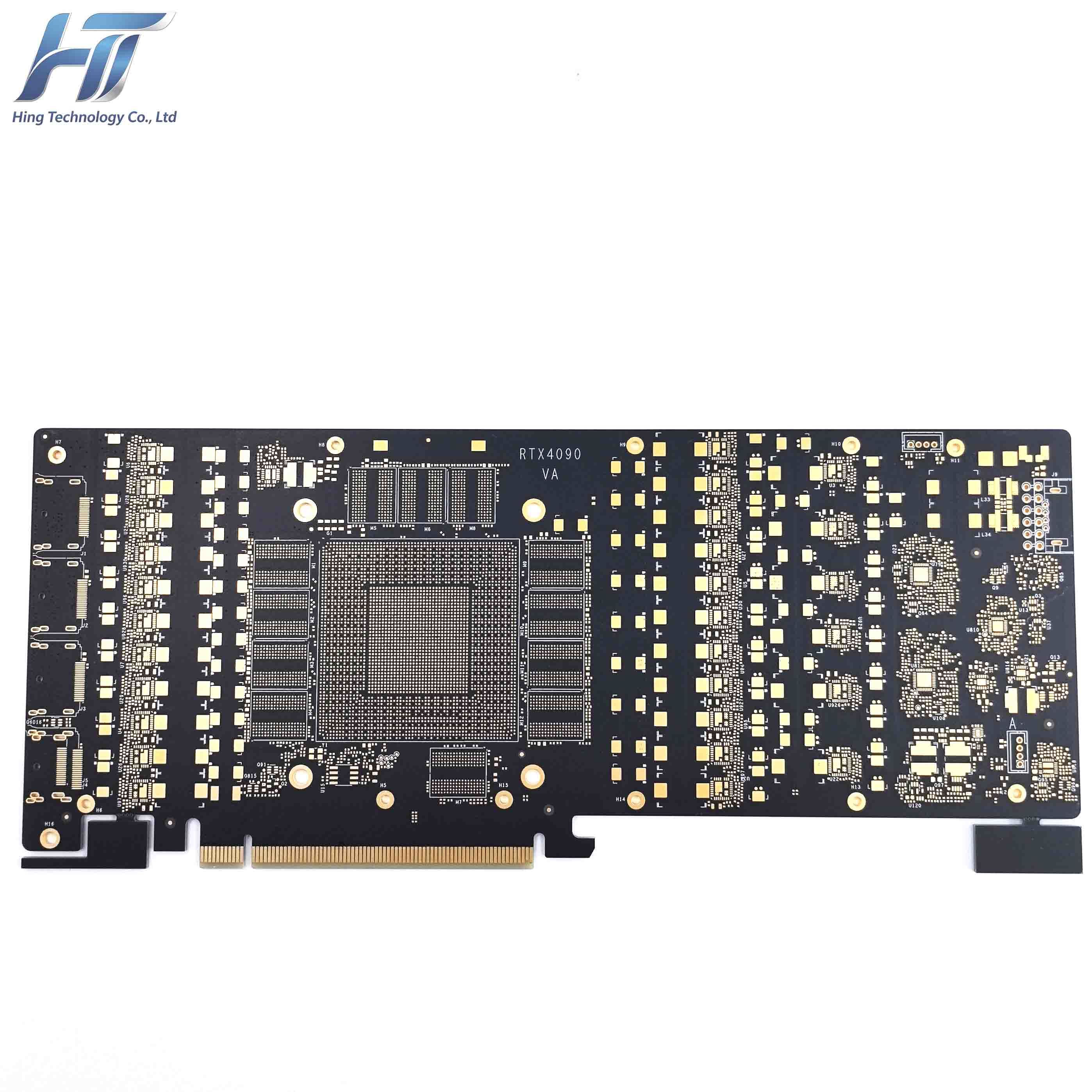 PCIe Interface Computing Expansion Card PCB 1.6mm Thickness High Performance