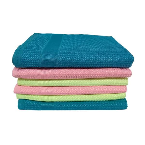 350GSM Microfiber Waffle Kitchen Towel 40x60cm Absorbent Lint-Free