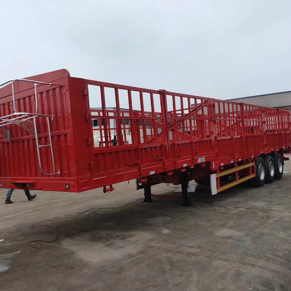 30-100 Tons Payload Barricade Semi Trailer Durable Design