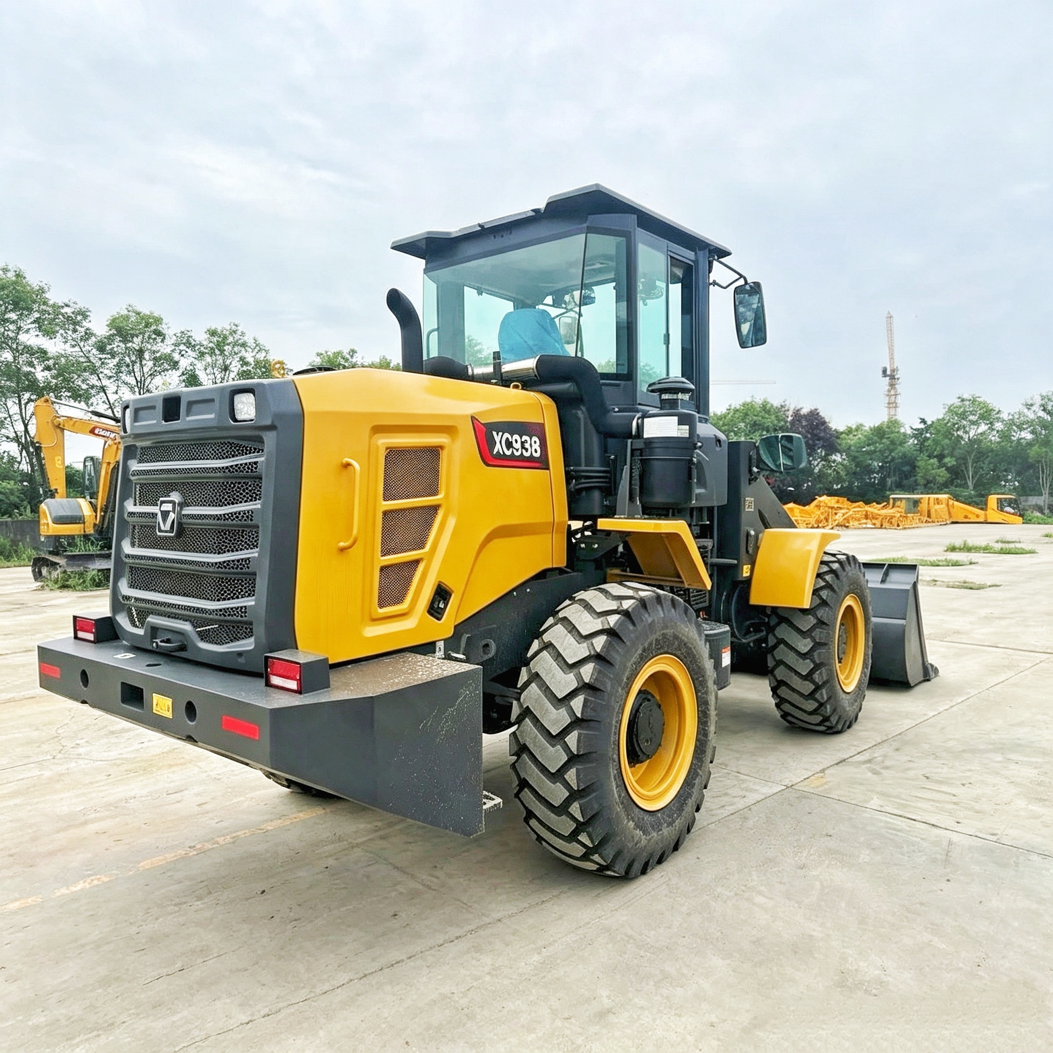 Top Quality 3 Ton Wheel Loader XC938 Front Loader with WEICHAI Engine Rock Bucket Desert Tires Popular in Hargeisa Berbera Bosaso Somaliland