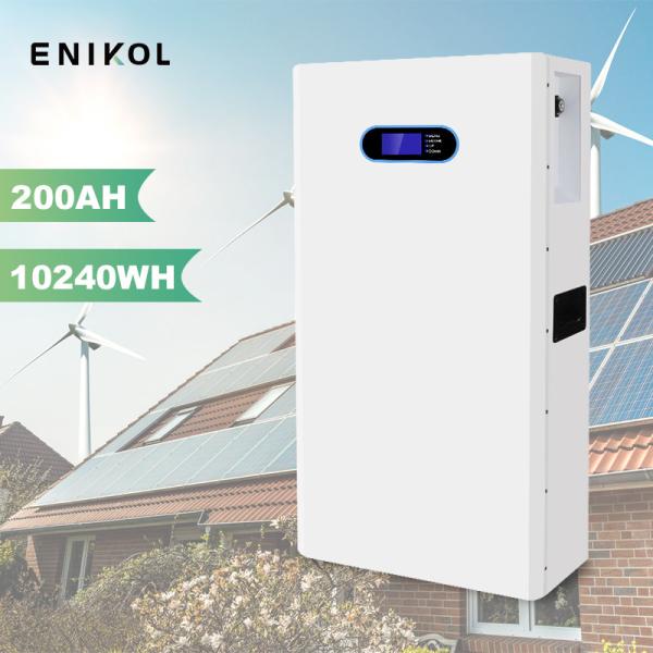 Силовая стена 200AH 48V Литийная солнечная батарея Lifepo4 для офф-сетевых солнечных систем