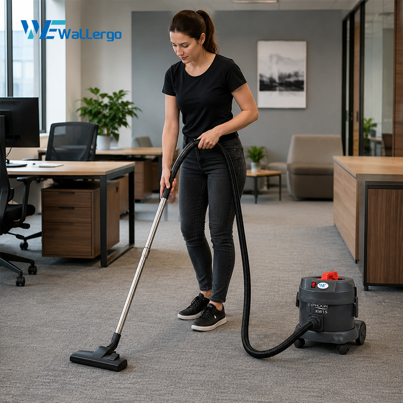 Small Hand Push Industrial Vacuums Cleaner Household Wet /dry Dust Collector