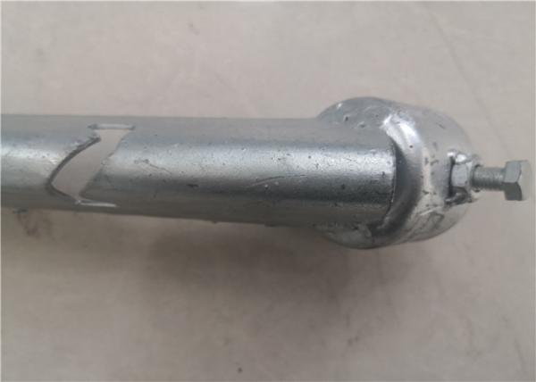 3'' Post Corner Barb Wire Extension Arm Steel 3 Strand For Chain Link Fence