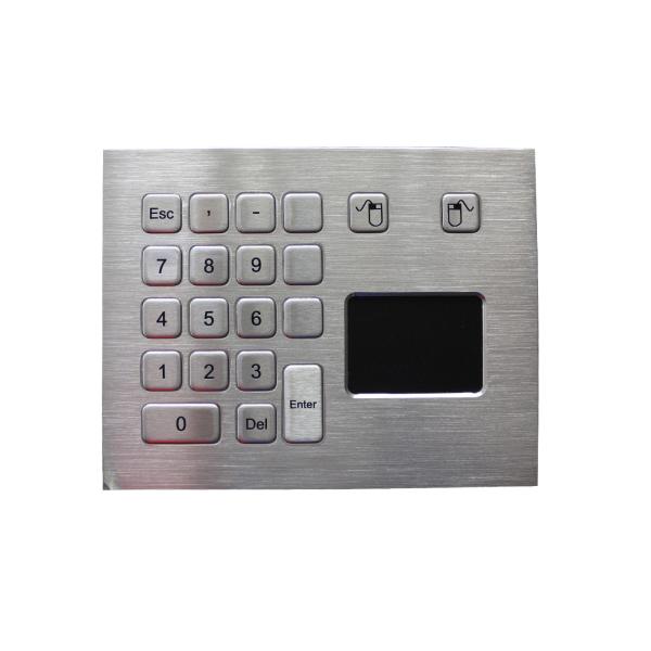 Customized layout metal stainless steel industrial touchpad with 65 * 49mm