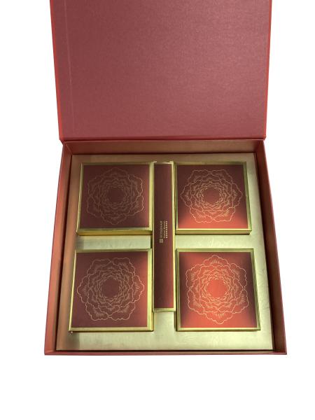 Customized Logo Printed Luxury Cardboard Paper Magnetic Mooncake Gift Box Food Chocolate Macaroon Cookie Packing Box