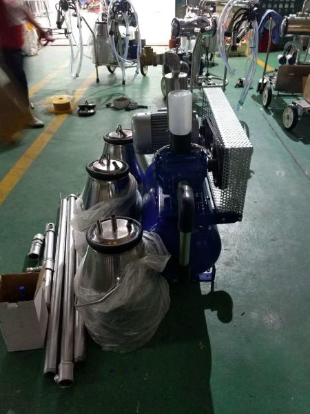 HL-JN10 Cow Farm Pail Bucket Milking Machine with Electric Motor 380V 50Hz