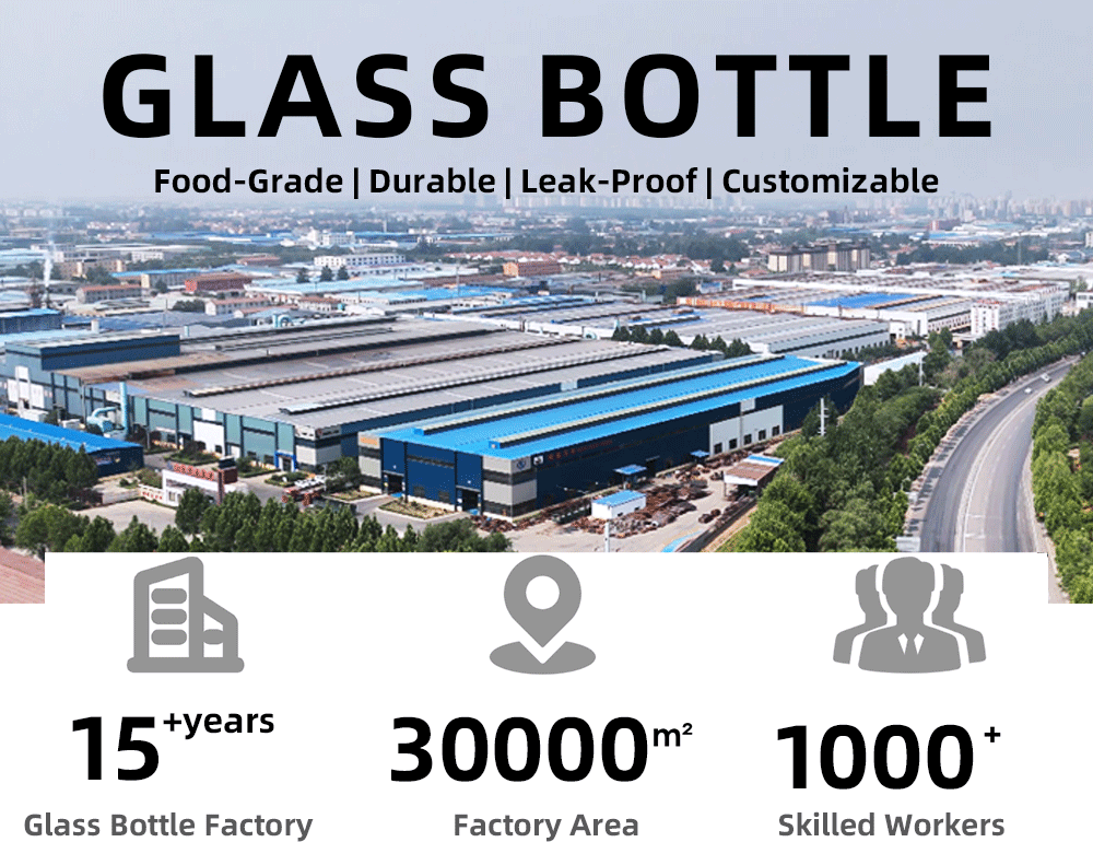 Square Shape Mount Fuji Bottom Borosilicate Glass Bottle For Whiskey Spirits