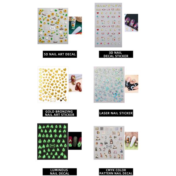 New Arrival Top Quality No Minimum Rainbow Cured Gel Nail Wraps French Manicure Supplier Nail Strips From China
