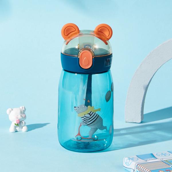 500ml 650ml Plastic Cup Eco Friendly Cartoon Water Bottle for Applicable Boiling Water