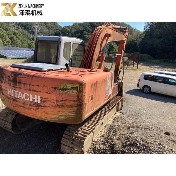 Original Color 12Ton Used Hitachi EX 120 Excavator EX120-5 with 60.5Kw ISUZU Engine