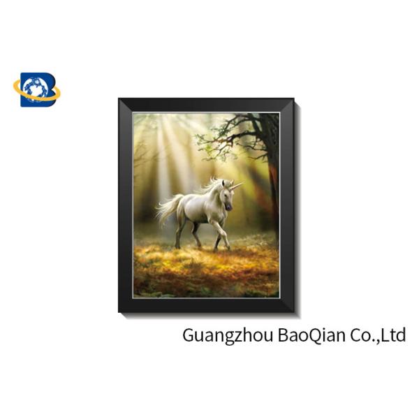 0.76 Mm Thickness 3D Pictures Of Animals / Fancy Lenticular 3D Wall Pictures