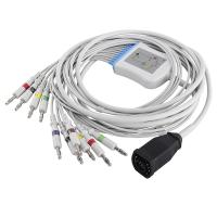 Conector da banana do IEC 4,0 do cabo E/M Series And Leadwires do ECG de Zoll