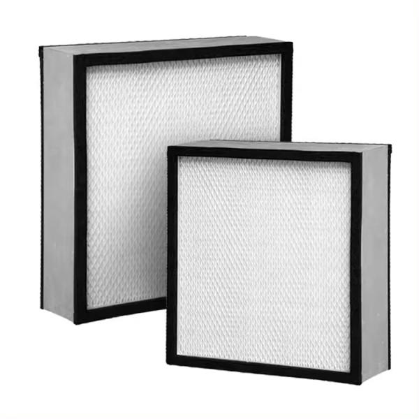 Customized Hepa H13 H14 Filter for air Purifier Hvac Panel Filter Folded Hepa Filter