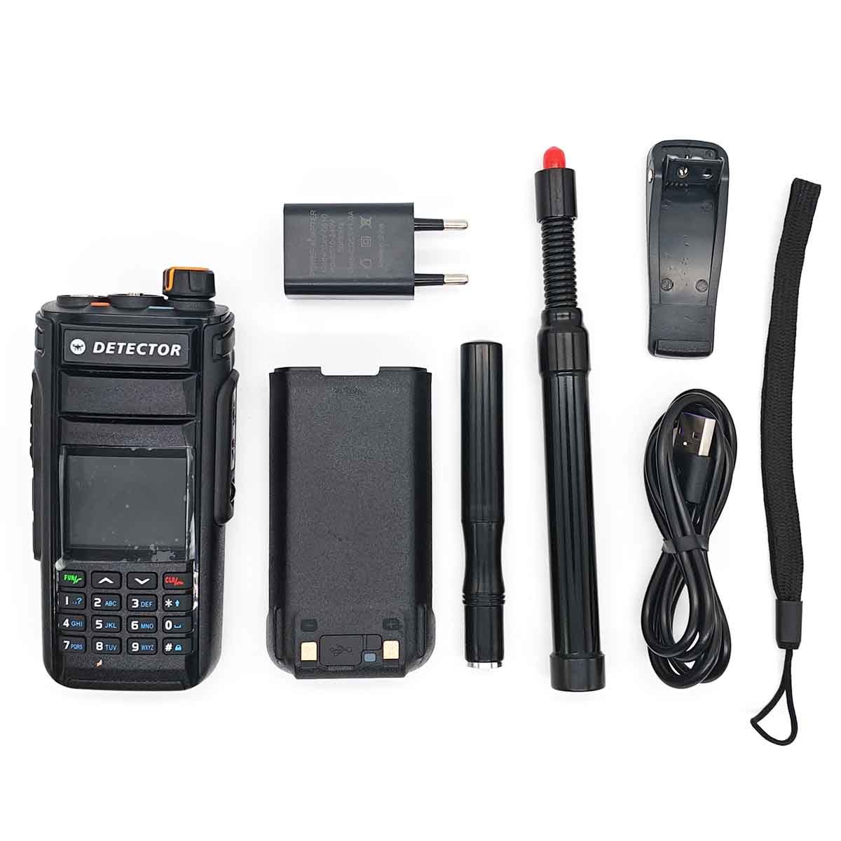 3KM Full Spectrum Uav Detector 300 MHz–6.2 GHz with Emergency Alert Functionality