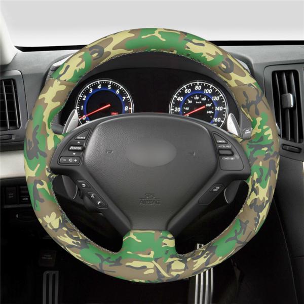Car Accessories For Infiniti EX35 EX37 G25 G35 G37 Q40 Q60 DIY Suede Steering Wheel Wrap