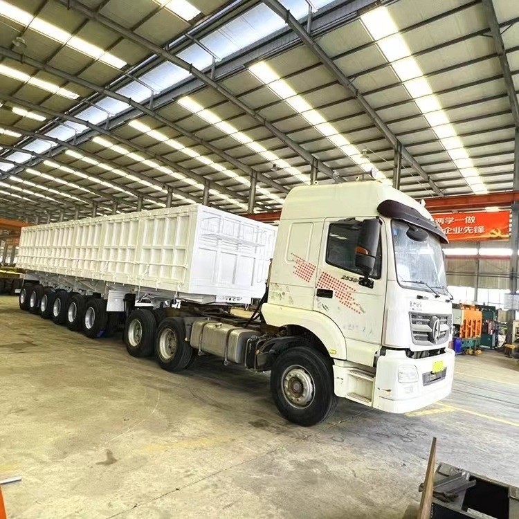 Cross Arm Type 6-Axis 100 Tons Heavy Duty Fence Semi-Trailer EHL9400TPB for Long-Term