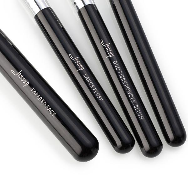 Dome Shaped Essential Makeup Brushes Set Cruelty Free Jessup Brush Set