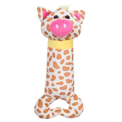Luxuoso bonito enchido Toy Dog Short Plus do animal de estimação da mastigação sibilante 25cm