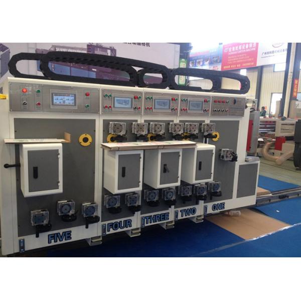 Carton Corrugated Flexo Printer Slotter Machine Auto Independent Lead Edge Feeding