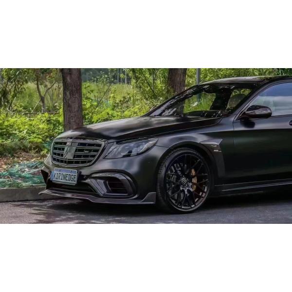 BRASS Tyle Front Shovel Rear Diffuser for Mercedes-Benz W222 AMG S63 S65 S63 S65 Carbon Fiber Body Kit