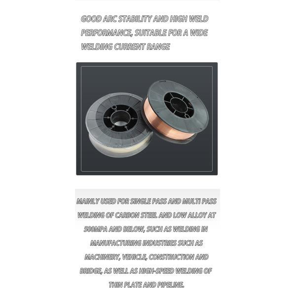 Ordinary Carbon Steel CO2 Gas Shield MIG Welding Wire 1.2mm ER70S-6 Specifications