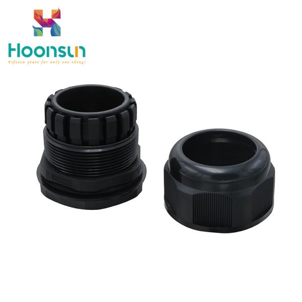 Dust Proof Electronic PVC Cable Gland Black Split For Nylon Junction Box