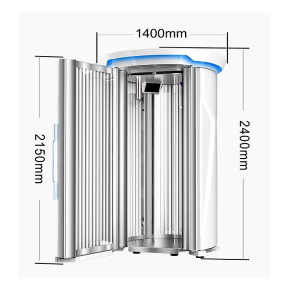 Hotsale Vertical Solarium Stand up Tanning Bed Indoor Sunbed Machine Down Home Tanning Bed Booth Taning Machine Solarium Sunbed for Skin Tanning