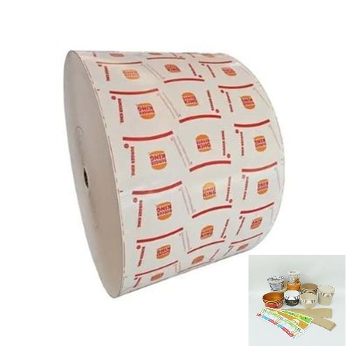 Custom Raw Material Single Double Wall PE Coated Paper Roll for Coffee Cup and Paper Cup