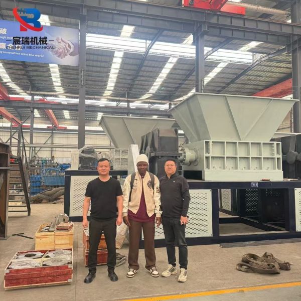 Green Energy Single Shaft Shredder Biomass Waste to Energy Shredding Machine