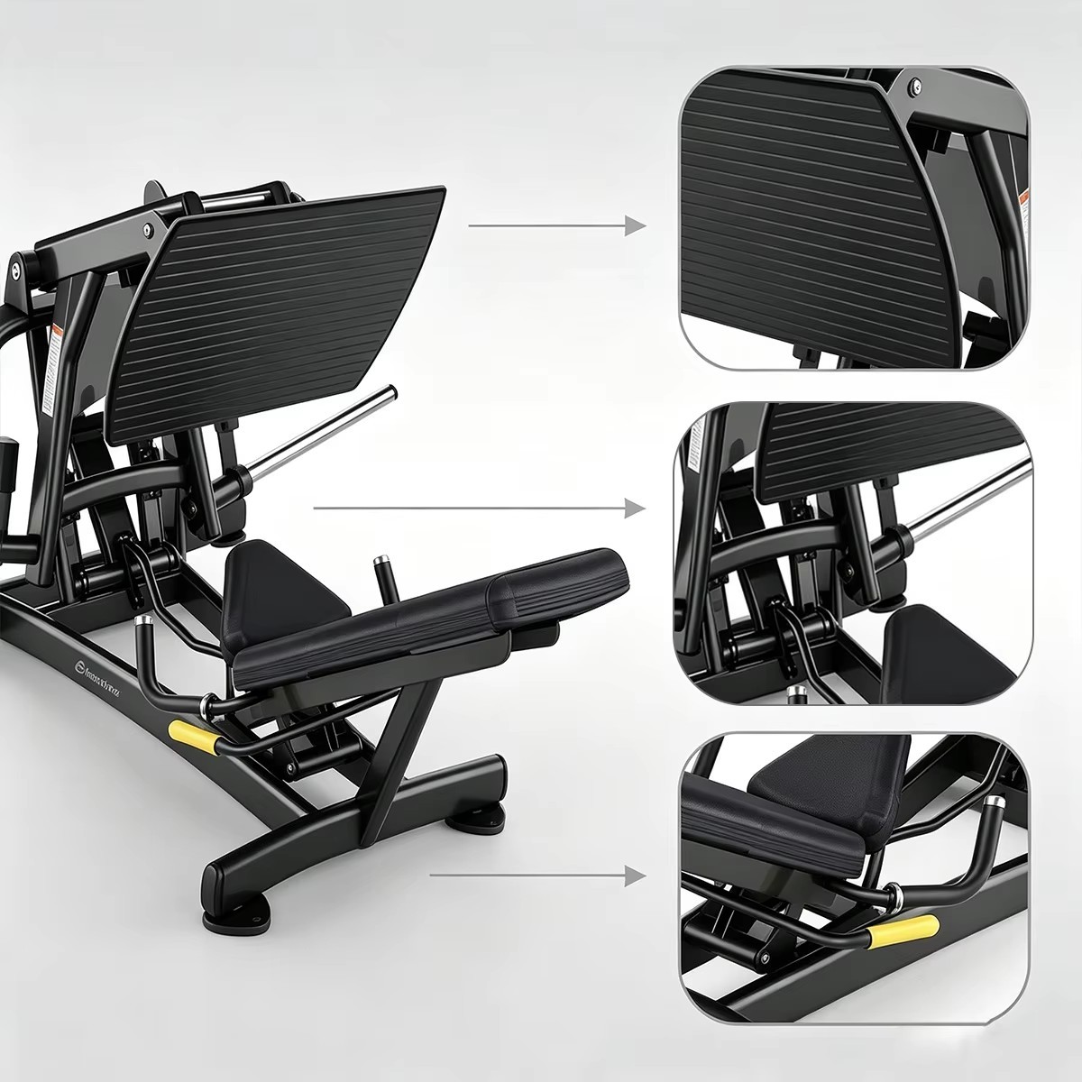 XS05 Leg Press Machine | Commercial Plate Loaded Lower Body Gym Equipment for Strength Training