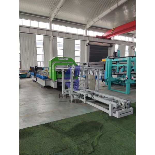 High Precision 1110 Glazed Roof Tile Manufacturing Machine With Burr Free Cutting Electric Shearing