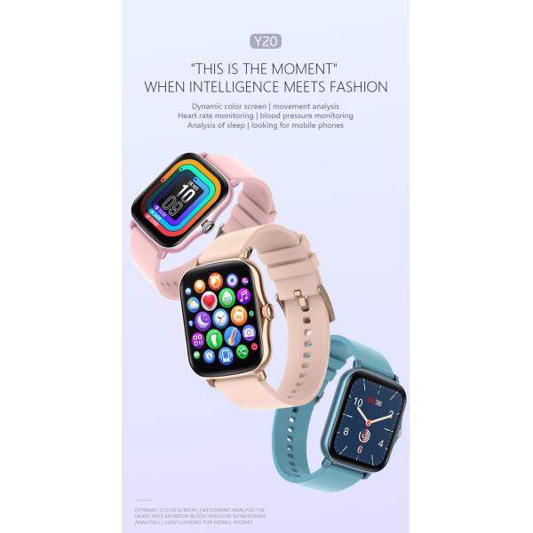 Квадратный дозор кровяного давления Ip68 тарифа сердца Ecg спорта RoHS CE шкалы умный