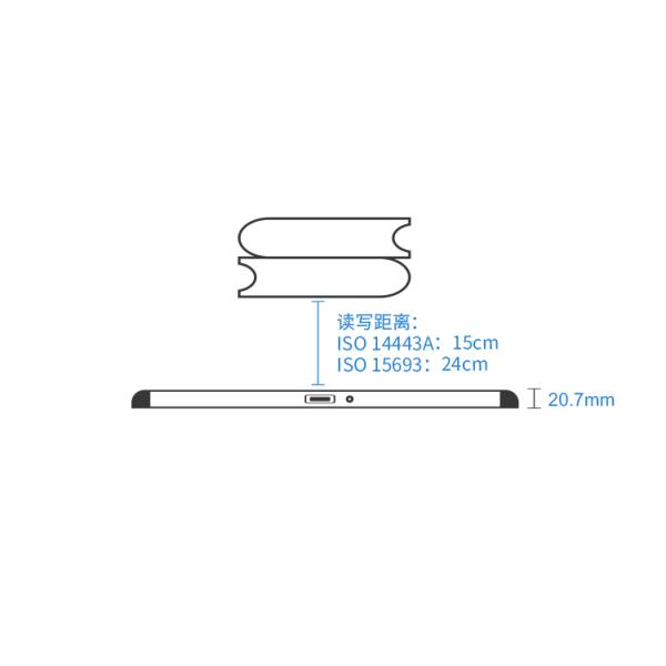 USB привел читателя в действие карты настольного читателя IOT RFID безконтактного