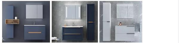 Waterproof Make Up Wash Basin Storage Cabinet Wash Basin Units Cupboards