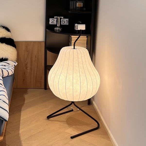 Modern Metal Restaurant Table Lamp With Silk Shade Dining Room Indoor Desk Night Light Chandeliers