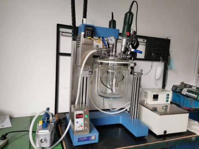 Lab High Shear Emulsifier Pharmaceutical Liquid Cosmetic Blender Mixer