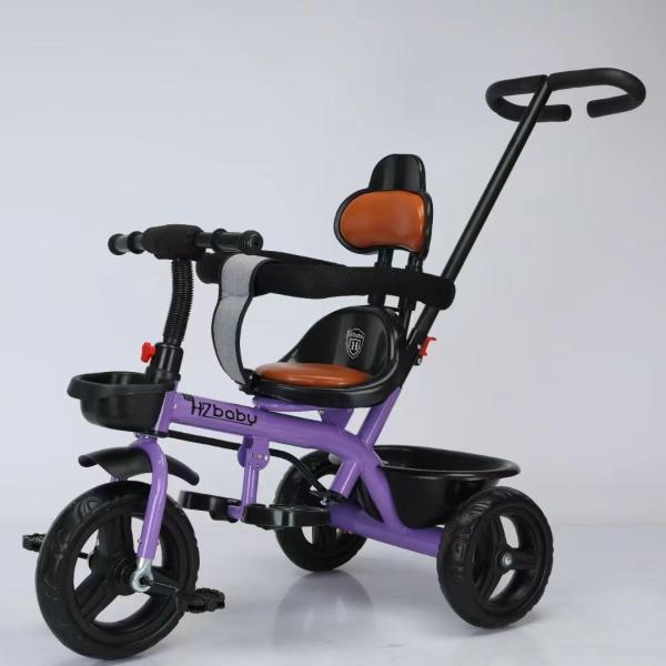 Мода Детский трехколесный велосипед Сталь Детский трехколесный велосипед с музыкой / Пластиковый трехколесный велосипед для детей 1-6 лет Детские мини-велосипеды