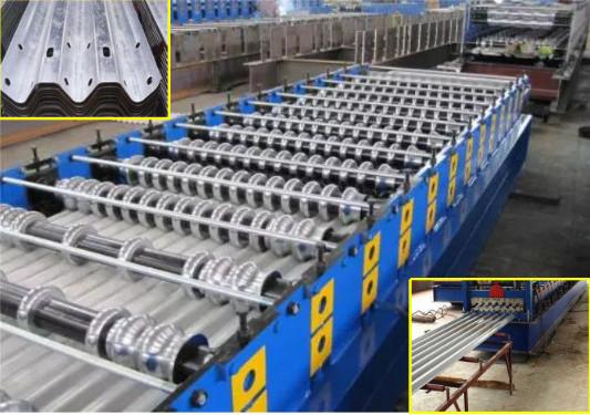 Industrial Cold Roll Forming Machine / Corrugated Sheet Making Machine