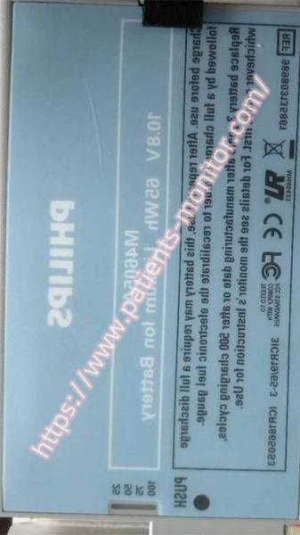 Bateria M4605A original do monitor paciente de philip MP20