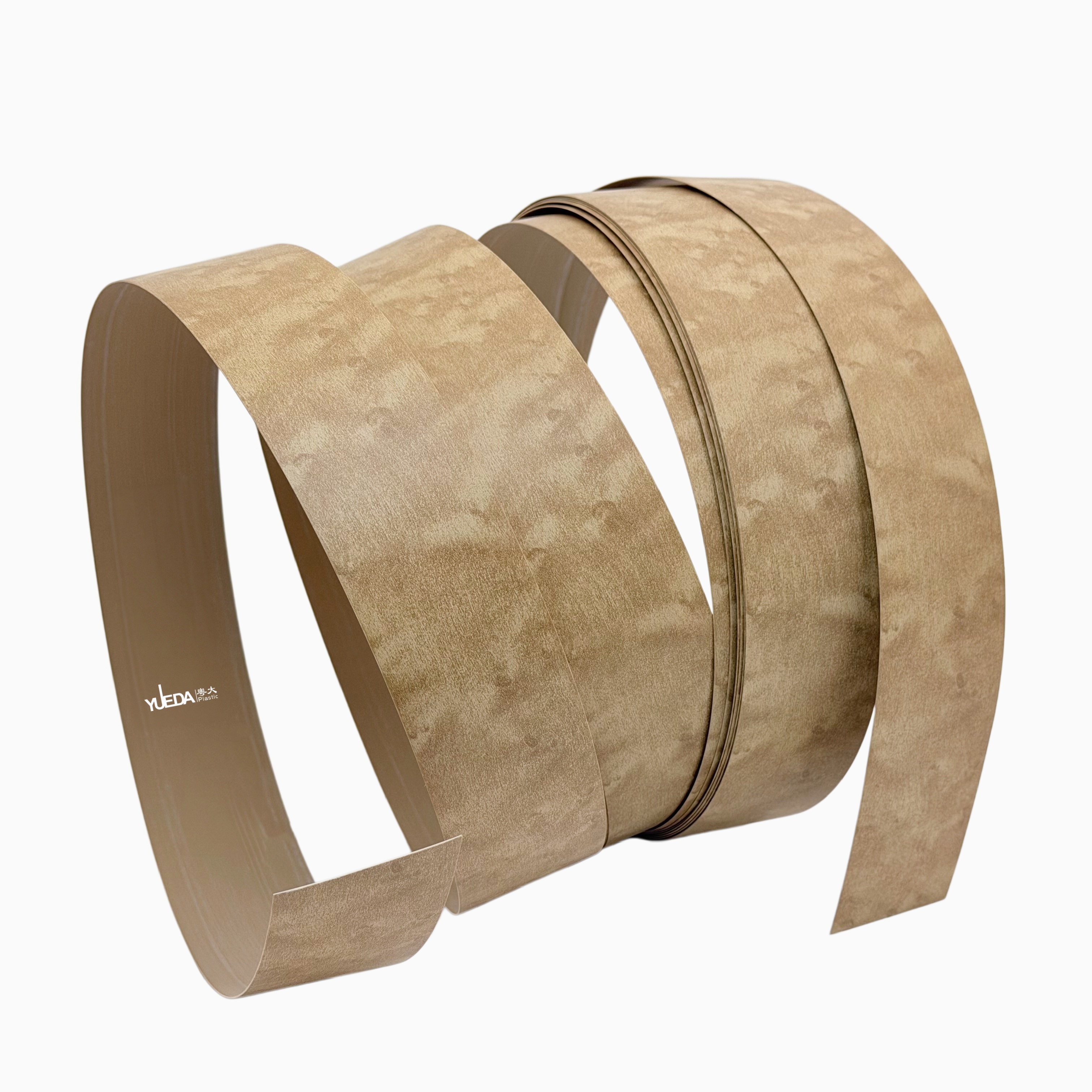 Decorative Wood Grain PVC Edge Banding, Scratch‑Resistant Furniture Edge Trim for Cabinets Wardrobes