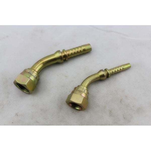 BSP Standard Rubber Hydraulic Hose Fittings With Galvanized Surface Treatment