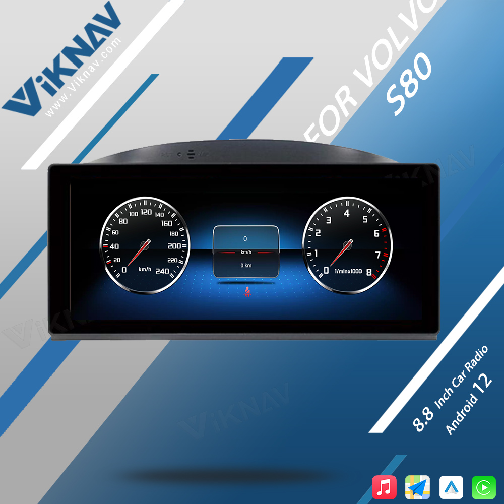 2012 2013 2014 2015 Авторадио Volvo S80 Радио Android 8,8 дюймовый ЖК-головной блок