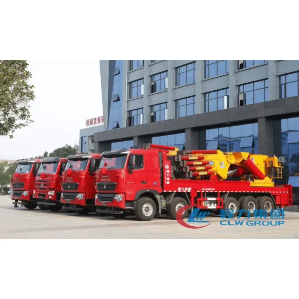 HOWO Heavy Duty Truck Crane 100ton 120tons Lorry Mounted Crane