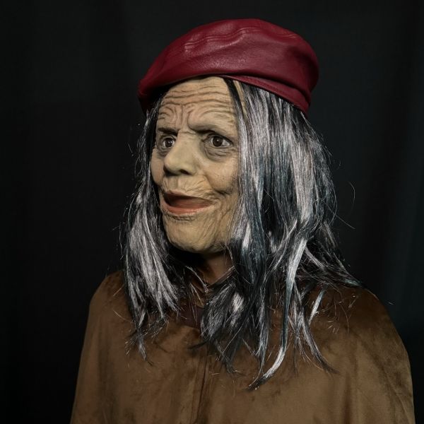 Realistic Design Latex Mask - One Size Fit Most Human Mask for Film Theater and Cosplay