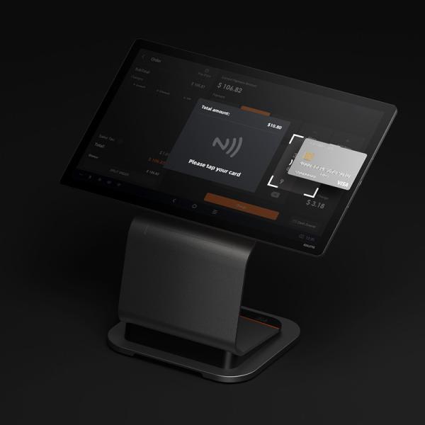 15.6 FHD Dual Screen POS System Android 13 NFC Desktop POS Machine