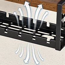 Нет сверлового стального стола кабельной поднос вытягиваемая проволока Управление стойка металлический проволока кабельный держатель