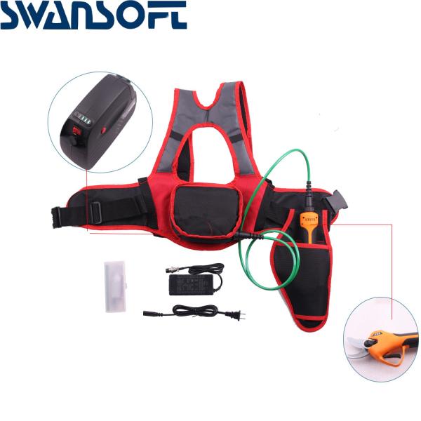 SWANSOFT Electric Pruning Shears 35mm Garden Electric Pruner With Extension Bar Electric Pruning Shears