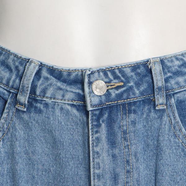 Cotton Denim Oversized Hiphop Embroiled Baggy Loose Men's Jeans for Sustainable Style
