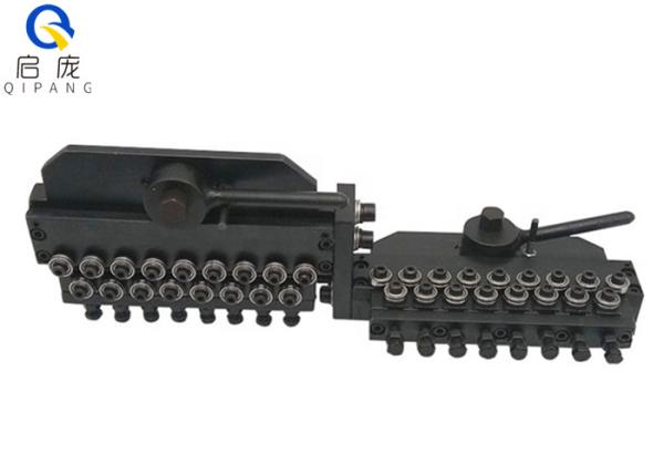 Black Color Iron Wire Rod Straightening And Cutting Machine Stable Performance